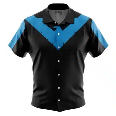 Nightwing DC Comics Button Up Hawaiian Shirt