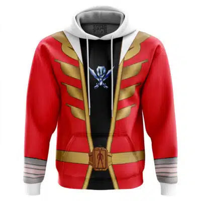 Gokai Red Cosplay Kaizoku Sentai Gokaiger Hoodie