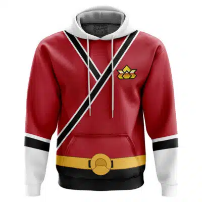 Shinken Red Cosplay Samurai Sentai Shinkenger Hoodie