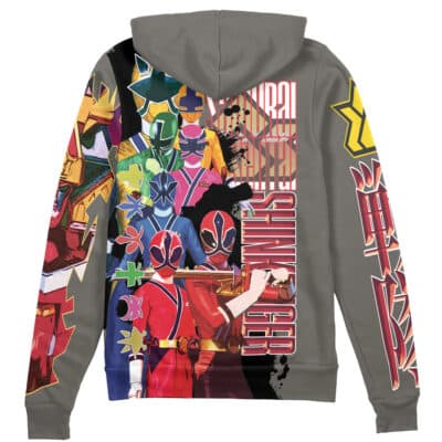 Samurai Sentai Shinkenger Streetwear Zip Hoodie Jacket
