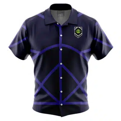 Blue Lock Short Sleeve Button Up Hawaiian Shirt