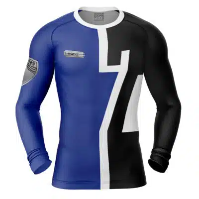 Blue Ranger SPD Power Rangers Long Sleeve Rash Guard Compression Shirt