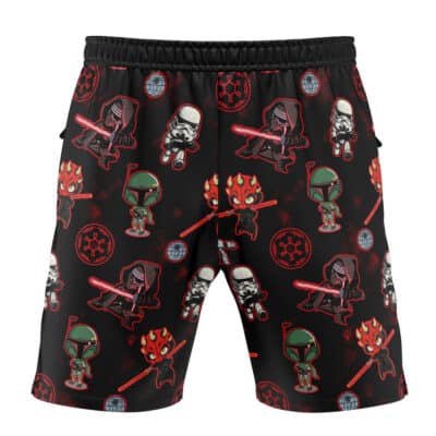 Chibi Sith Pattern Star Wars Versatile Shorts