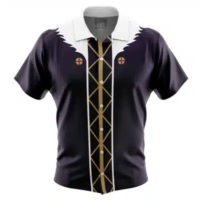Chrollo Lucifer Hunter X Hunter Short Sleeve Button Up Hawaiian Shirt