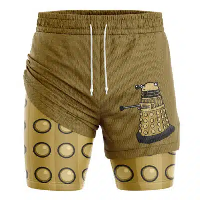 Dalek Doctor Who 2-in-1 Performance Shorts