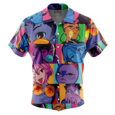 Dandadan Opening Dandadan Short Sleeve Button Up Hawaiian Shirt