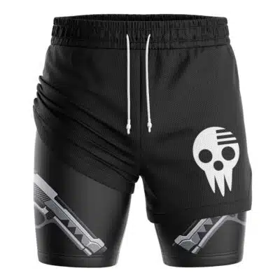 Death The Kid V3 Soul Eater 2-in-1 Performance Shorts