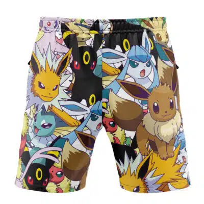 Eeveelutions Pokemon Versatile Shorts