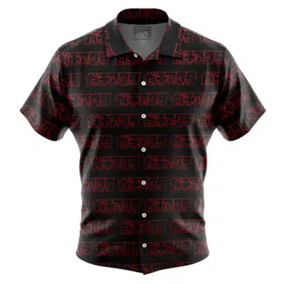 Gachiakuta Pattern Gachiakuta Short Sleeve Button Up Hawaiian Shirt