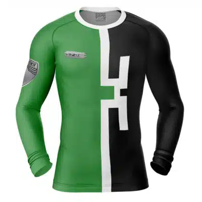Green Ranger SPD Power Rangers Long Sleeve Rash Guard Compression Shirt