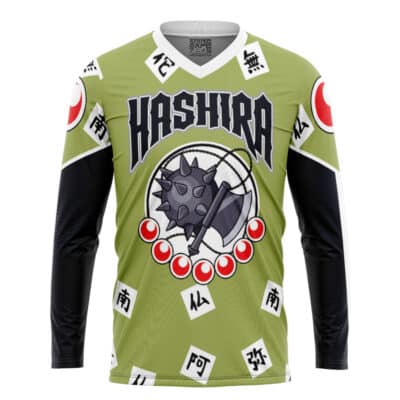 Hashira Gyomei Himejima Demon Slayer Hockey Jersey