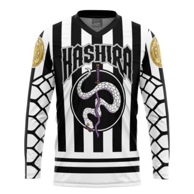 Hashira Obanai Iguro Demon Slayer Hockey Jersey