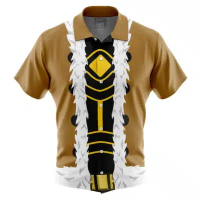 Keigo Takami Hawks My Hero Academia Short Sleeve Button Up Hawaiian Shirt