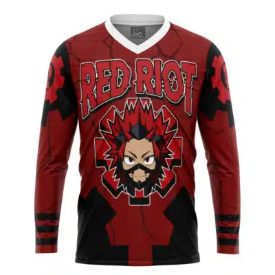 Kirishima Red Riot My Hero Academia Hockey Jersey