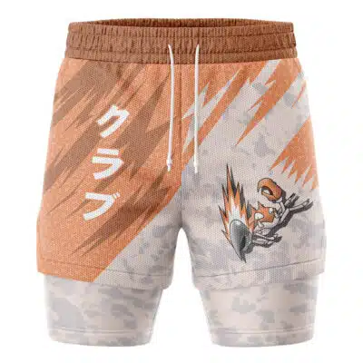 Krabby Attack Pokemon 2-in-1 Performance Shorts