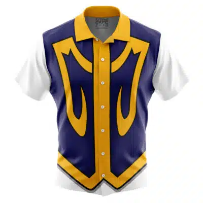 Kurapika Hunter X Hunter Short Sleeve Button Up Hawaiian Shirt