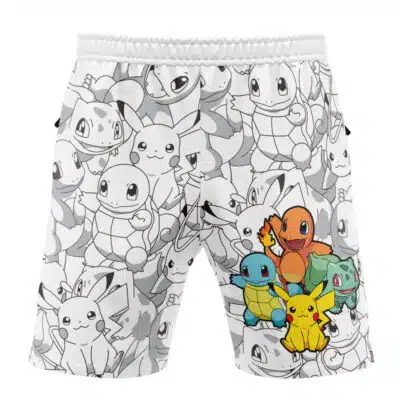 Original Starters Pokemon Versatile Shorts