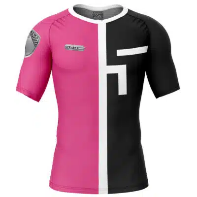 Pink Ranger SPD Power Rangers Short Sleeve Rash Guard Compression Shirt