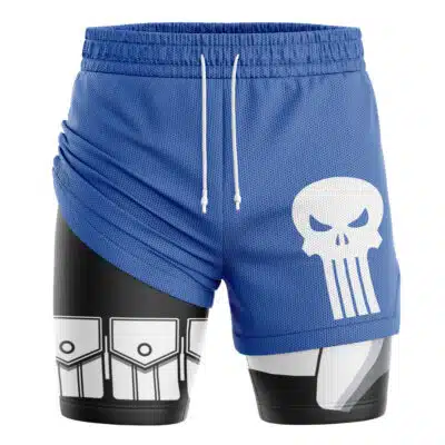 Punisher Marvel 2-in-1 Performance Shorts