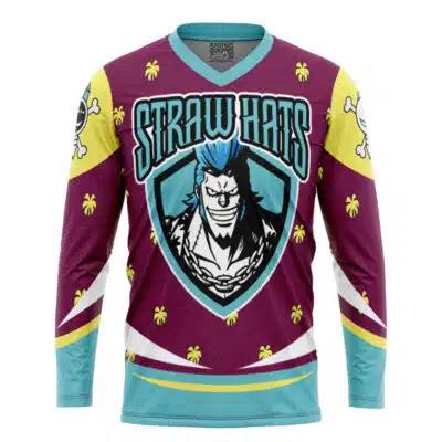 Straw Hats Franky One Piece Hockey Jersey