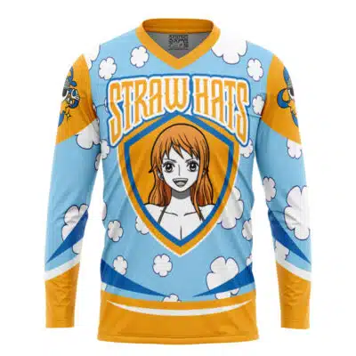 Straw Hats Nami One Piece Hockey Jersey
