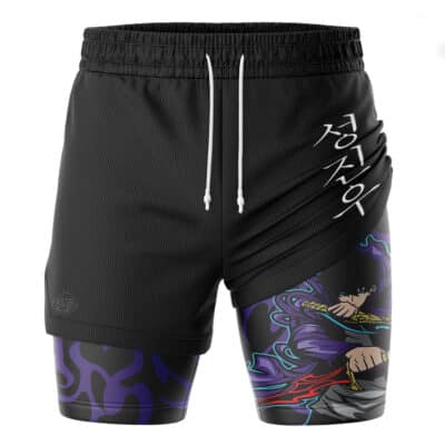 Sung Jinwoo Solo Leveling 2-in-1 Performance Shorts