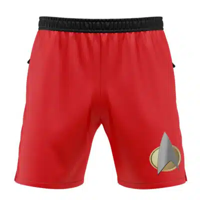 The Next Generation Red Star Trek Versatile Shorts