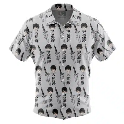 Toji Pattern Jujutsu Kaisen Short Sleeve Button Up Hawaiian Shirt
