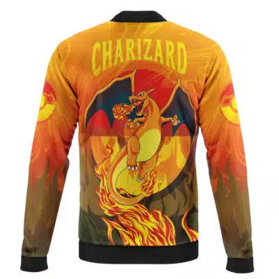 Trippy Charizard Pokemon Casual Bomber Jacket