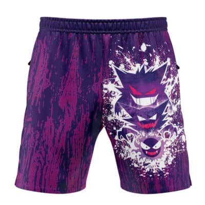Trippy Ghostly Evolution Ghastly Pokemon Versatile Shorts
