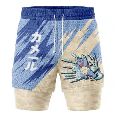 Wartortle Attack Pokemon 2-in-1 Performance Shorts