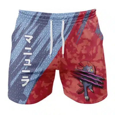 Weavile Attack Pokemon Gym Shorts