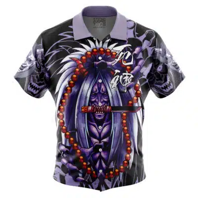 Shinigami Death Seal Shippuden Button Up Hawaiian Shirt