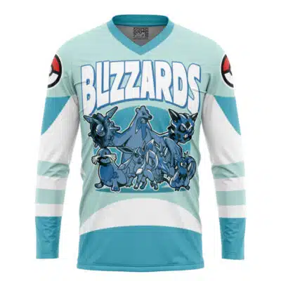 Blizzards Ice Type Pokemon Hockey Jersey