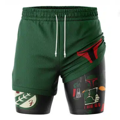 Boba Fett V2 Star Wars 2-in-1 Performance Shorts