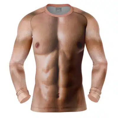 Buff Body Pop Culture Long Sleeve Rash Guard Compression Shirt