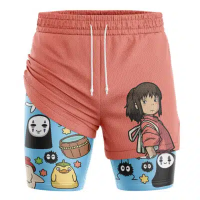 Chihiro Spirited Away Studio Ghibli 2-in-1 Performance Shorts