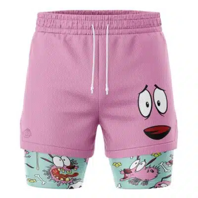 Courage the Cowardly Dog Cartoon Network 2-in-1 Performance Shorts