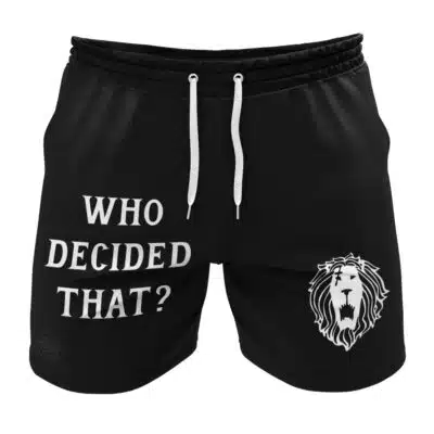 Escanor Who Decided That Seven Deadly Sins Gym Shorts