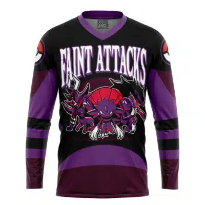 Faint Attacks Dark Type Pokemon Hockey Jersey