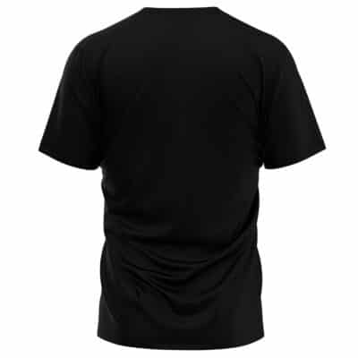 The Iskandar White Shirt Fate Zero T-Shirt (Copy) is a plain black short-sleeve tee shown from the back against a white background, featuring a simple, classic design without logos, patterns, or graphics.