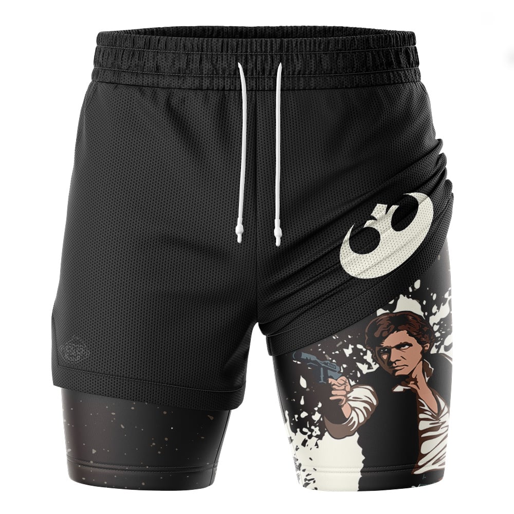 Han Solo Star Wars 2-in-1 Performance Shorts