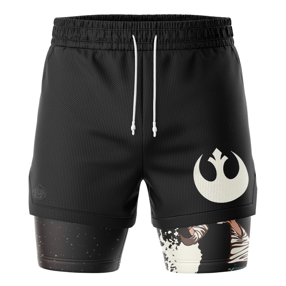 Han Solo Star Wars 2-in-1 Performance Shorts - Image 2
