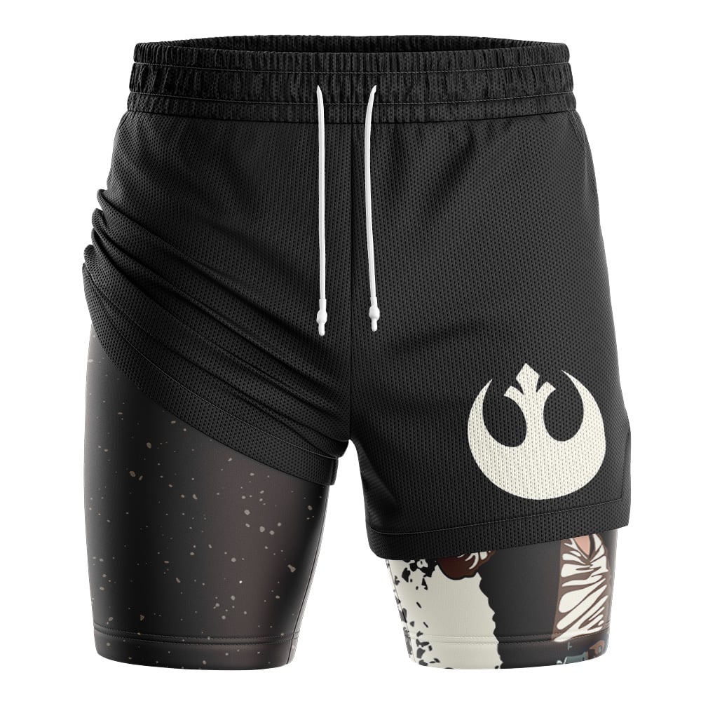 Han Solo Star Wars 2-in-1 Performance Shorts - Image 3