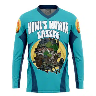 Howls Moving Castle Studio Ghibli Hockey Jersey