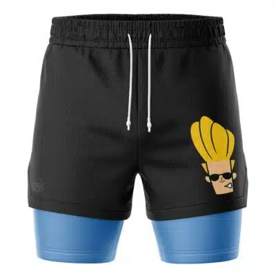 Johnny Bravo Cartoon Network 2-in-1 Performance Shorts