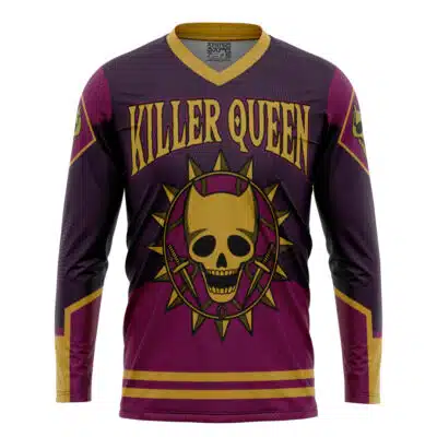 Killer Queen Kira Jojo's Bizarre Adventure Hockey Jersey