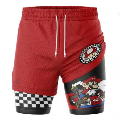 Mario Kart Super Mario Bros 2-in-1 Performance Shorts