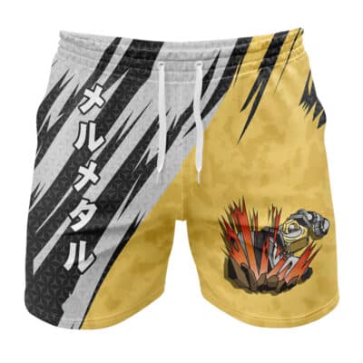 Melmetal Attack Pokemon Gym Shorts