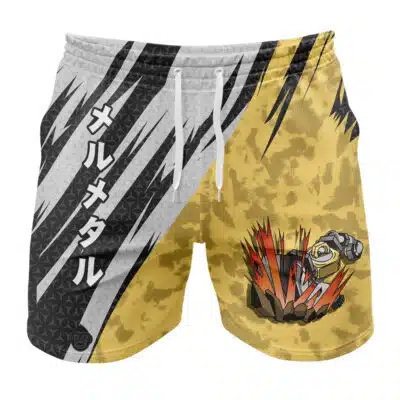Melmetal Attack Pokemon Gym Shorts